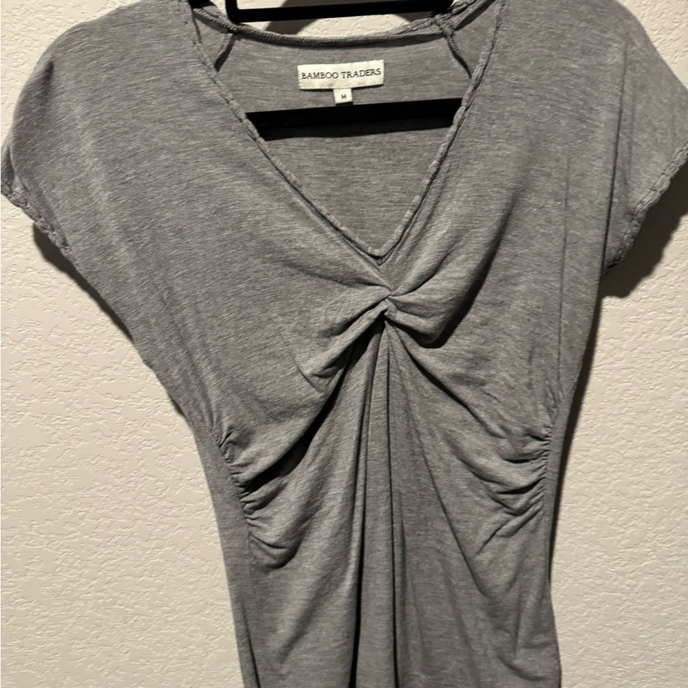 Bamboo Traders Gray Women's Top
